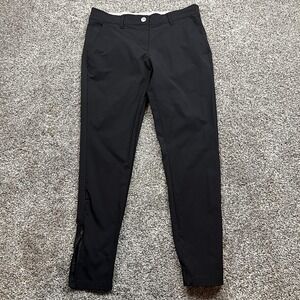 Macade Golf Pants Mens 30 Black Slim Fit‎ Link Jogger Ankle Zip Performance